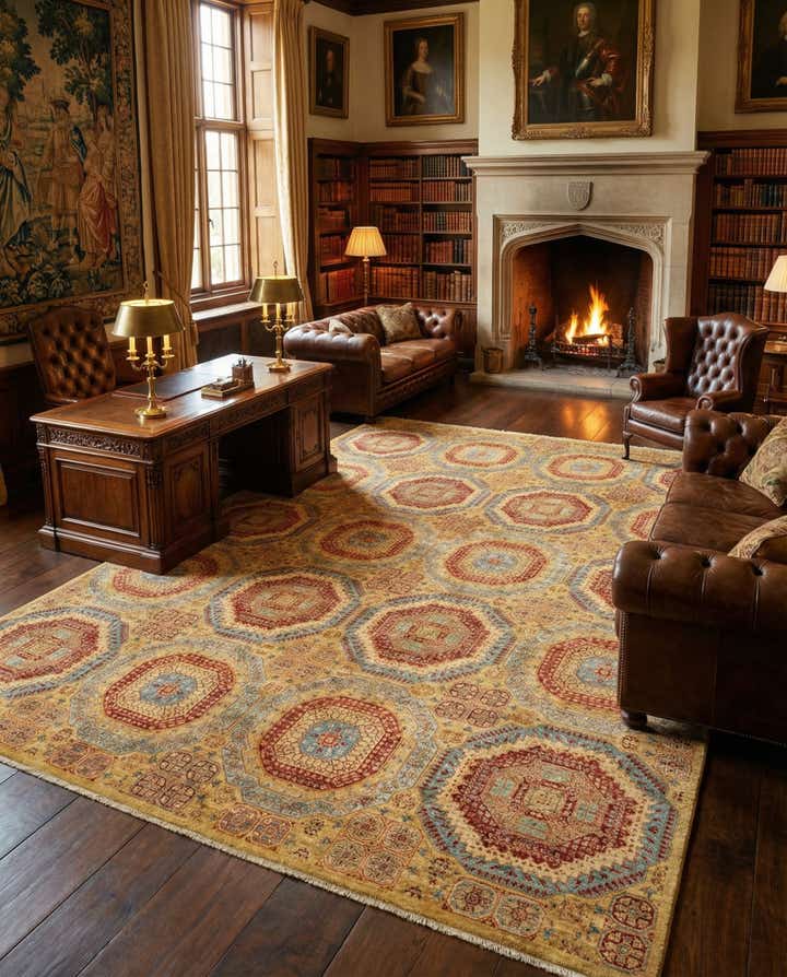 8' 10 x 11' 7 Amina Wool Rug