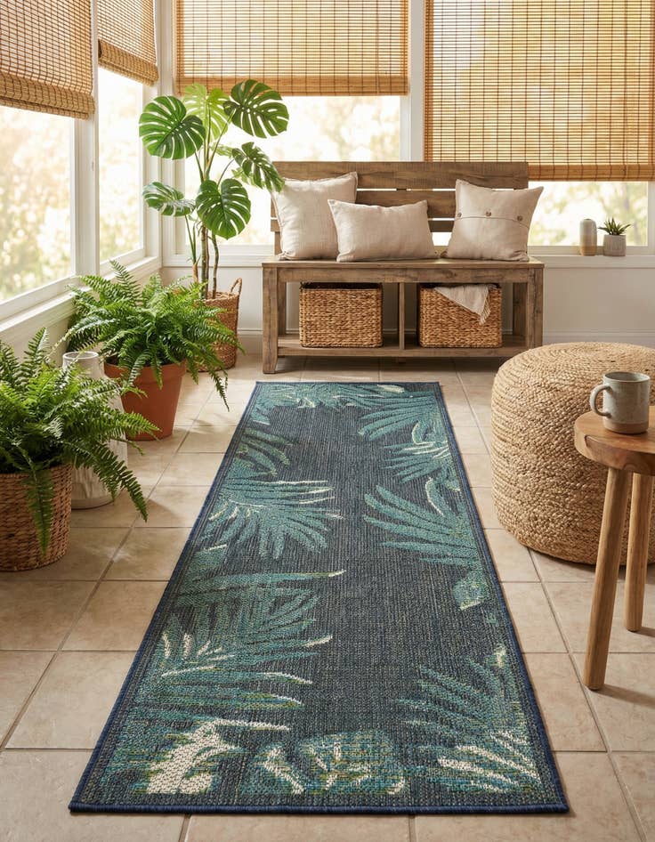 Detail image of 2' x 6' Easy-Clean Baja Indoor / Outdoor Runner Rug