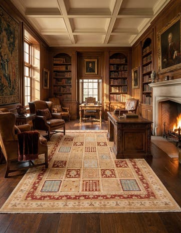 8' 3 x 11' 11 Hand Knotted Ariana Ziegler Oriental Rug