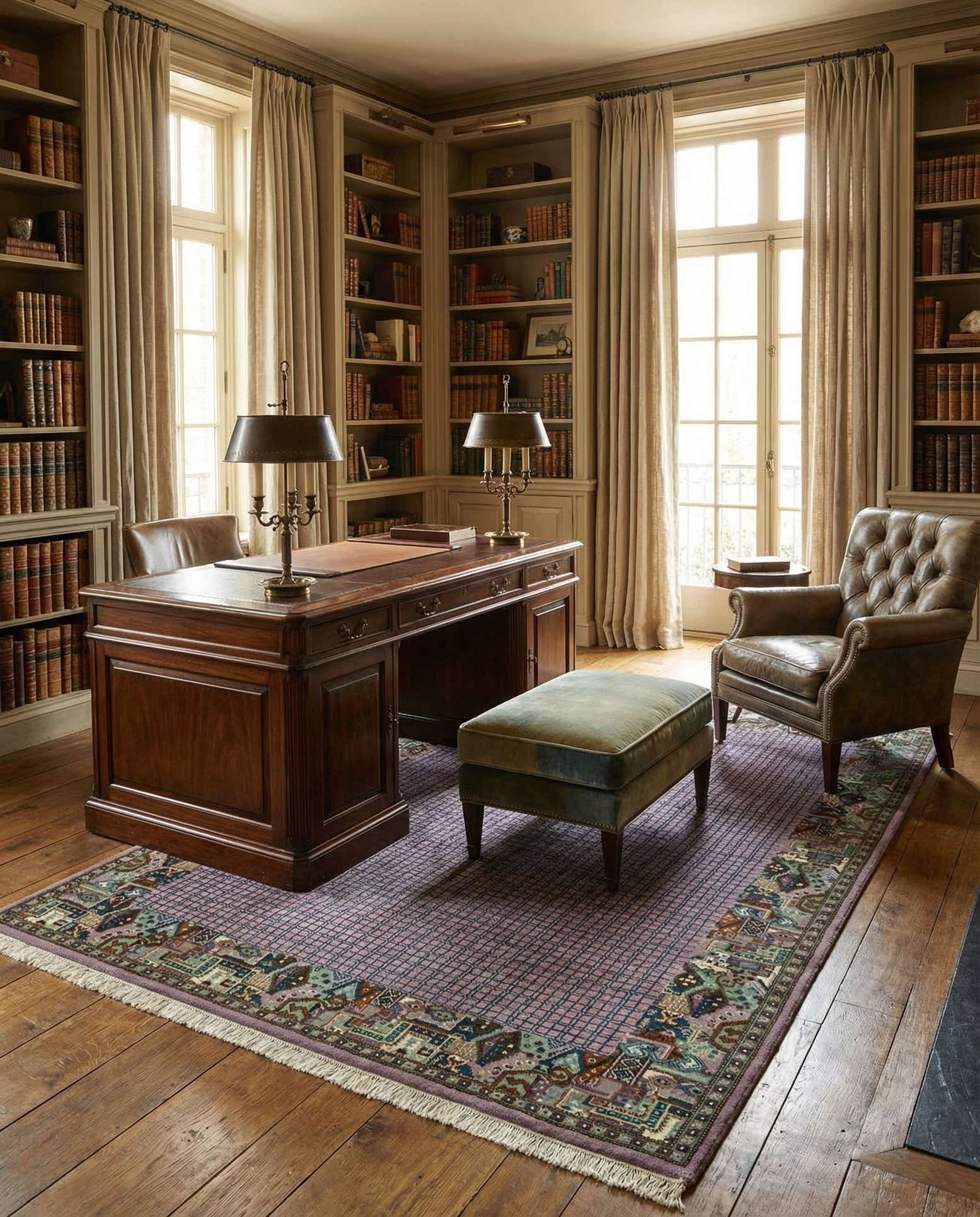 6' 6 x 10' Hand Knotted Tibet Wool Rug