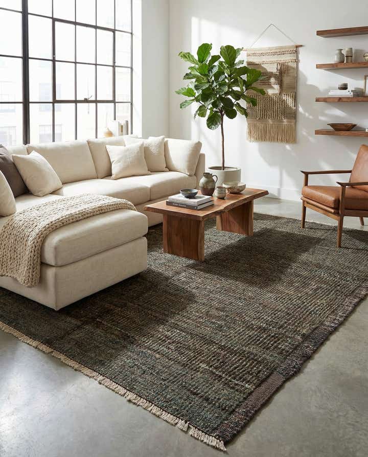 6' 4 x 9' 6 Hand Knotted Moroccan Wool Rug