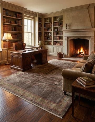8' x 10' 11 Hand Knotted Tibet Wool Rug