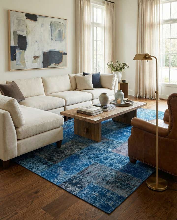 6' 8 x 10' 1 Hand Knotted Ultra Vintage Persian Wool Rug