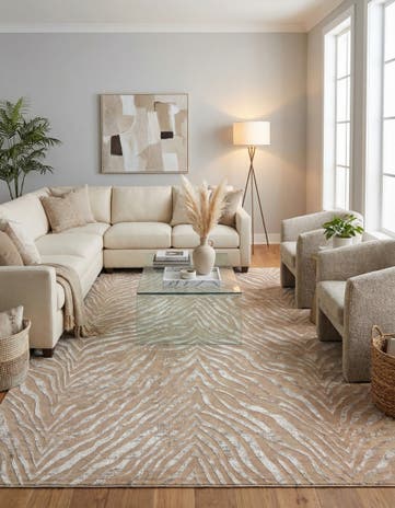 Ivory Beige Finsbury Rug