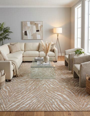 Ivory Beige Finsbury Rug