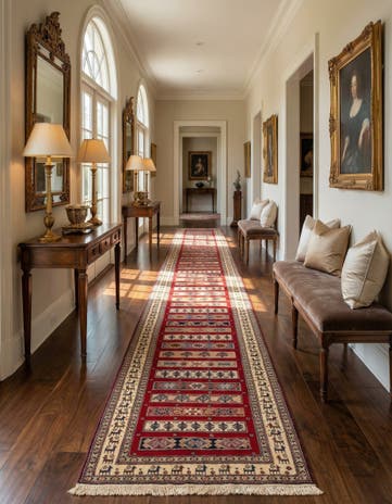 2' 9 x 9' 6 Sumak Kilim Runner Rug