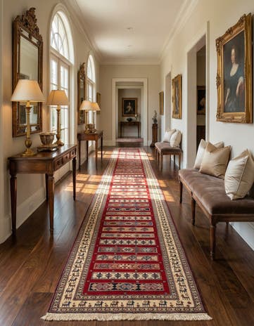 2' 9 x 9' 6 Sumak Kilim Runner Rug