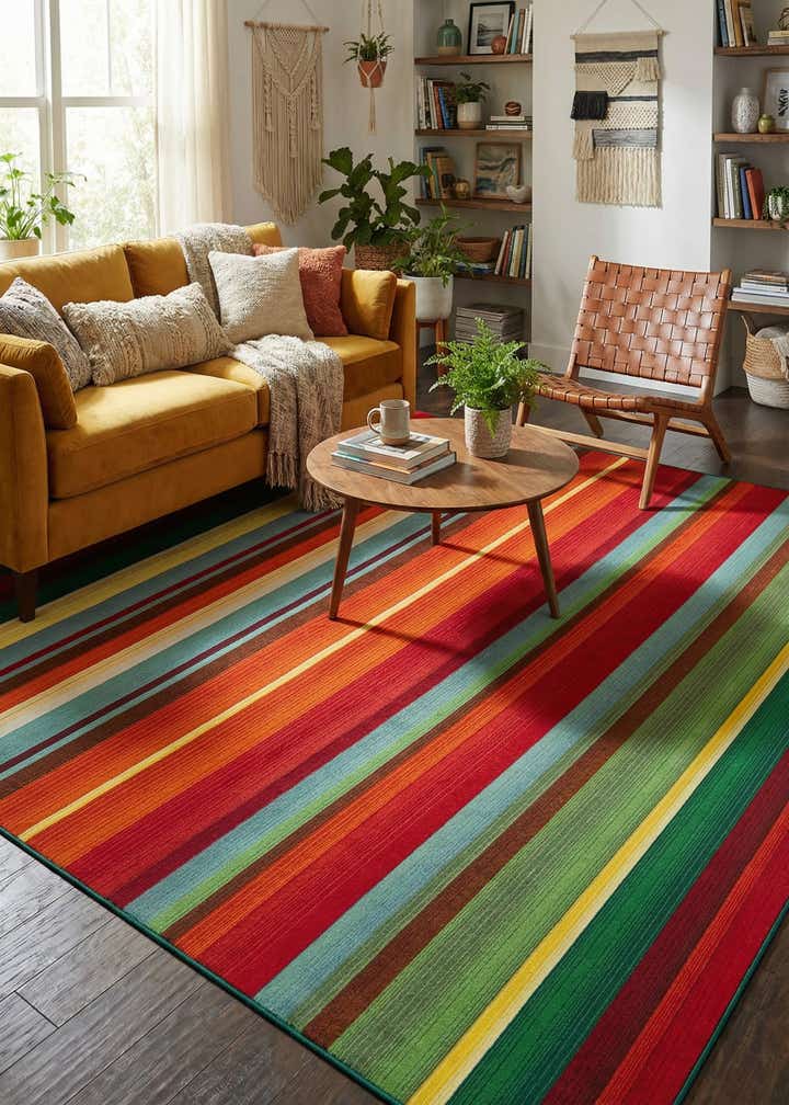 10' x 12' Easy-Clean Modern Indoor / Outdoor Rug