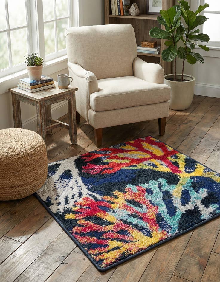Detail image of  1' 4 x 1' 4 Ariel Sample Rug