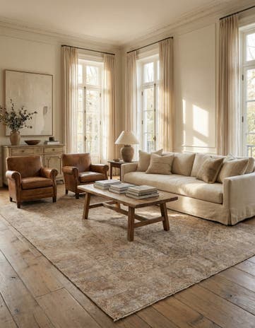 8' 4 x 10' 5 Hand Knotted Ultra Vintage Persian Wool Rug