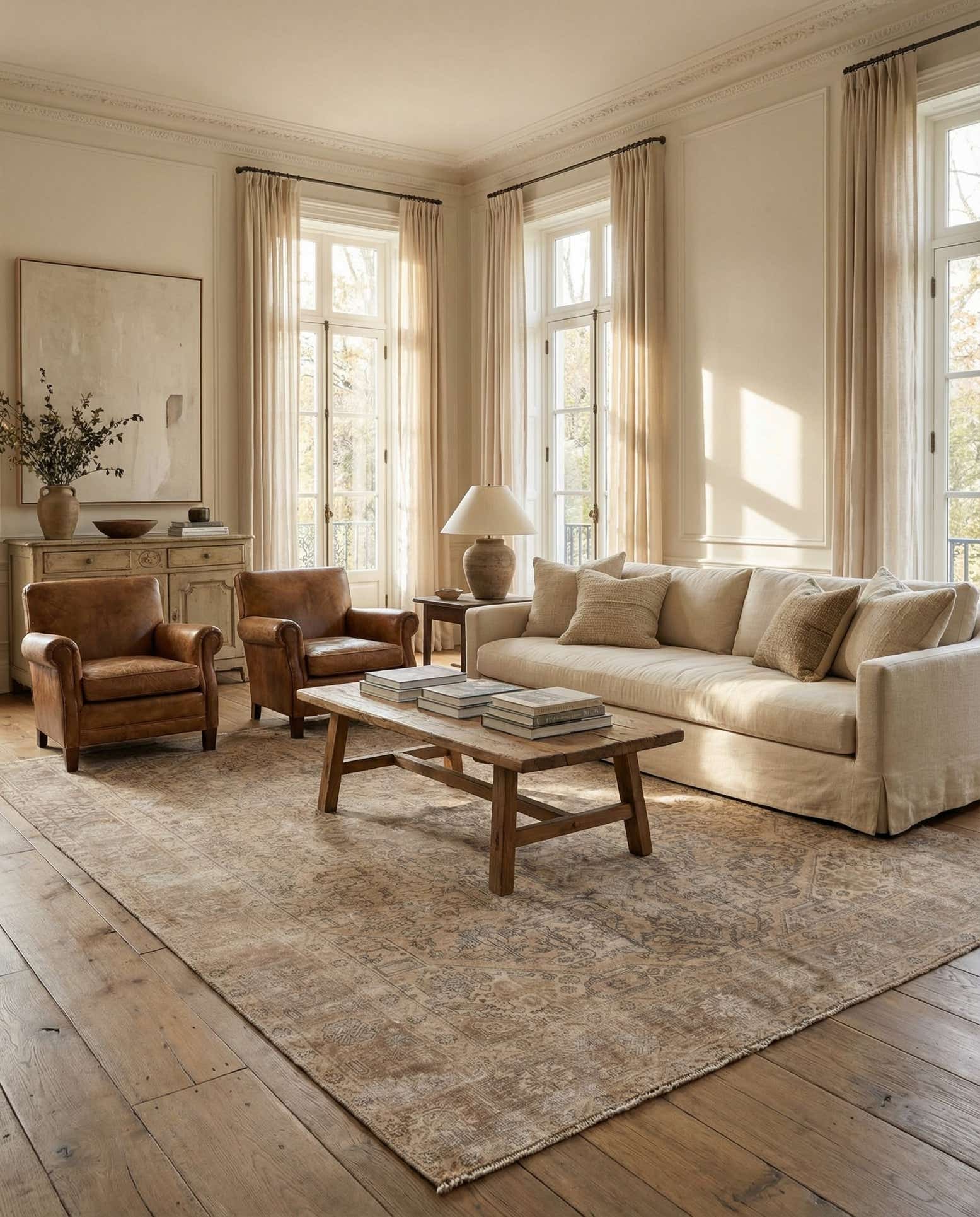 8' 4 x 10' 5 Hand Knotted Ultra Vintage Persian Wool Rug