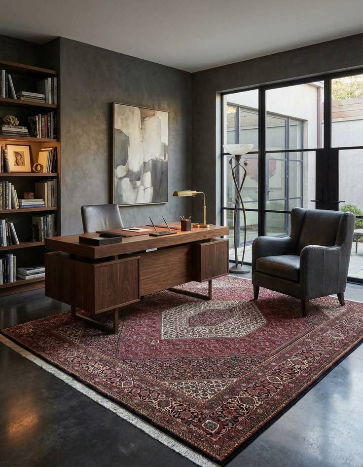 Detail image of 5' 9 x 7' 10 Bidjar Wool Rug