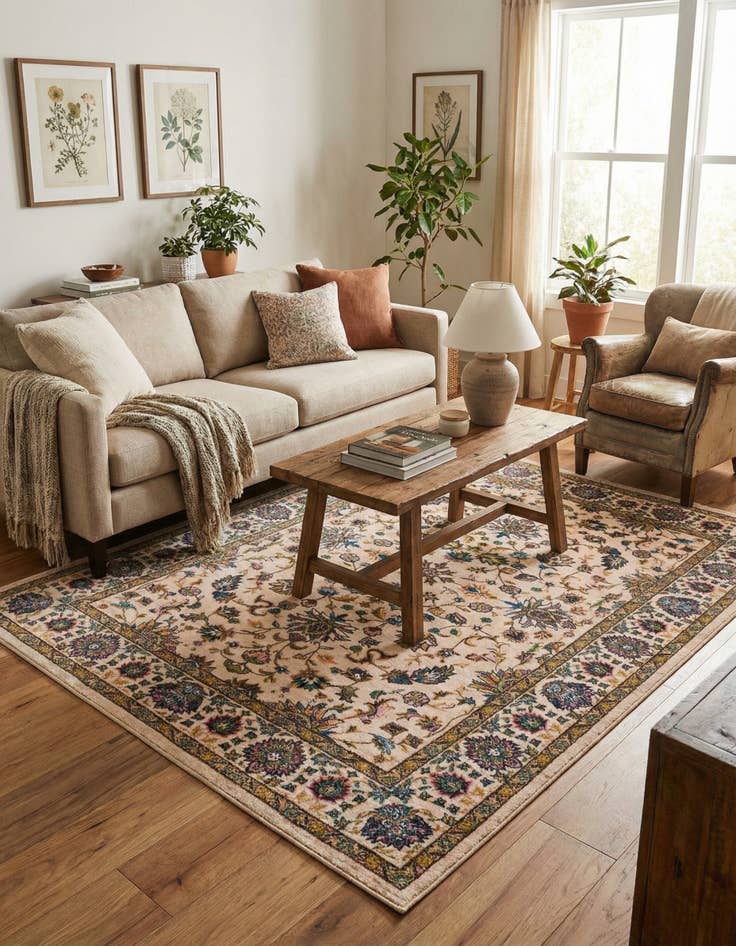 Detail image of  6' 7 x 9' Medina Rug