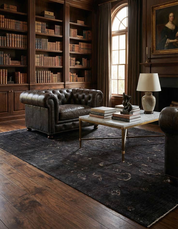 Detail image of 6' 2 x 9' 5 Vintage Royal Wool Rug