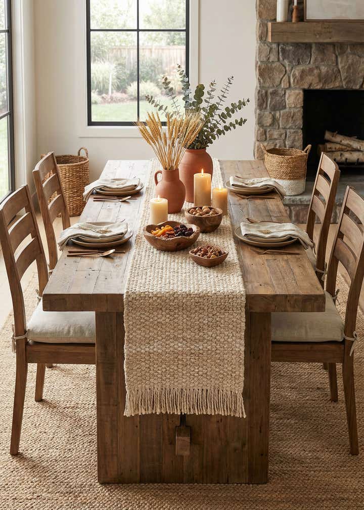 1' 2 x 10' Hand Woven Chunky Jute Table Runner Rug
