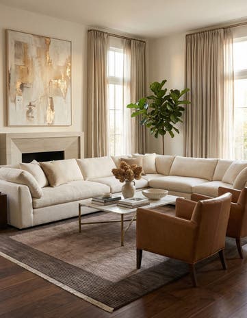 6' 7 x 9' 10 Hand Knotted Darya Wool Rug