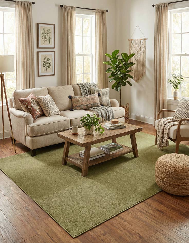 Detail image of 6' x 9' Everyday Solid Rug