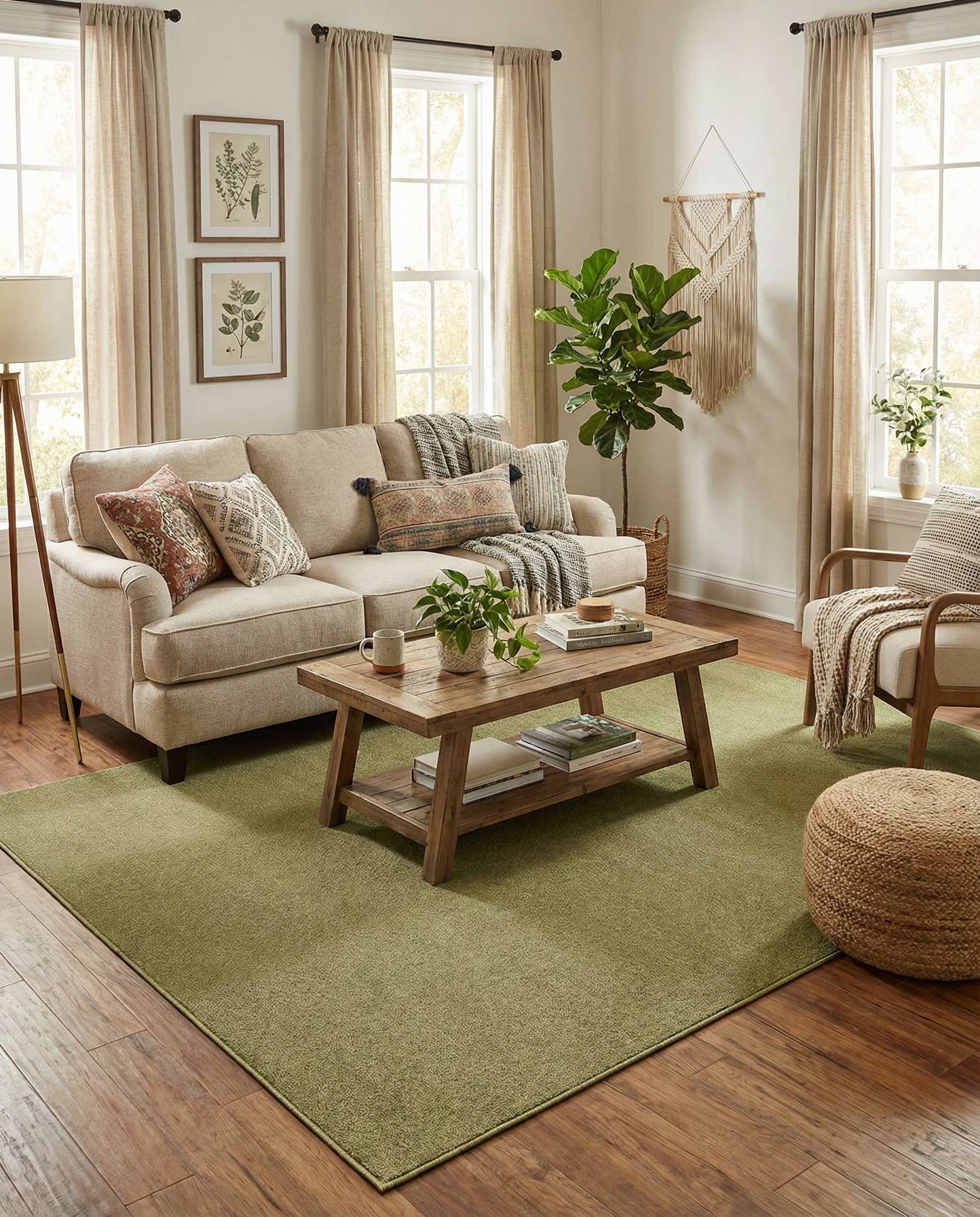 6' x 9' Everyday Solid Rug