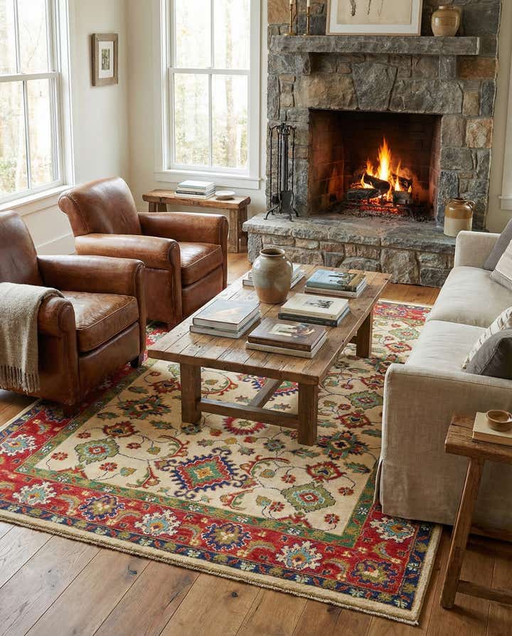 5' 2 x 7' Hand Knotted Kazak Rug