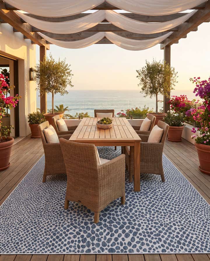 10' x 13' Easy-Clean Jill Zarin Cape Town Indoor / Outdoor Rug