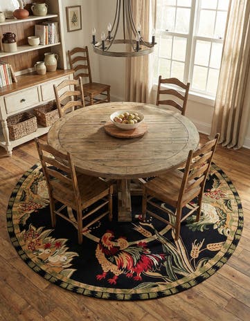 10' x 10' Pastoral Round Rug