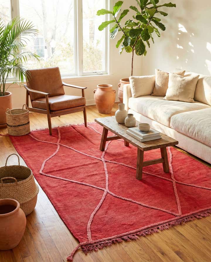 4' 2 x 6' Hand Woven Kilim Modern Wool Rug