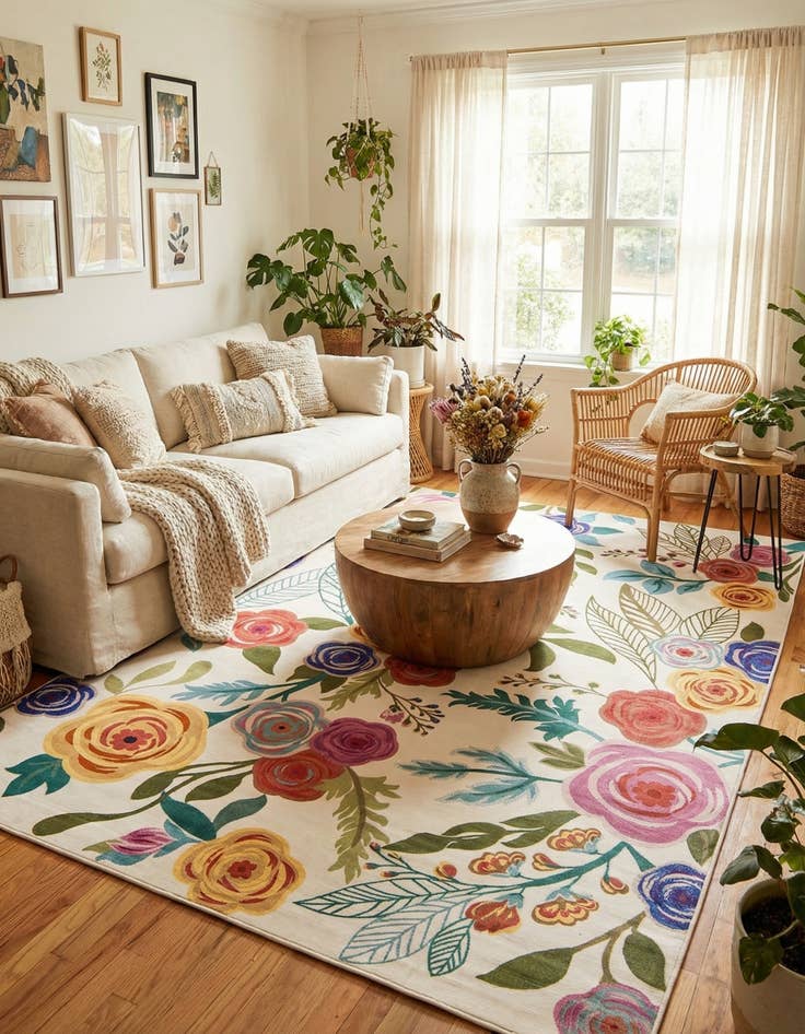 Detail image of  9' x 12' Blossom Rug