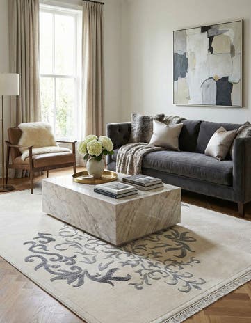 5' 5 x 7' 9 Hand Knotted Darya Rug