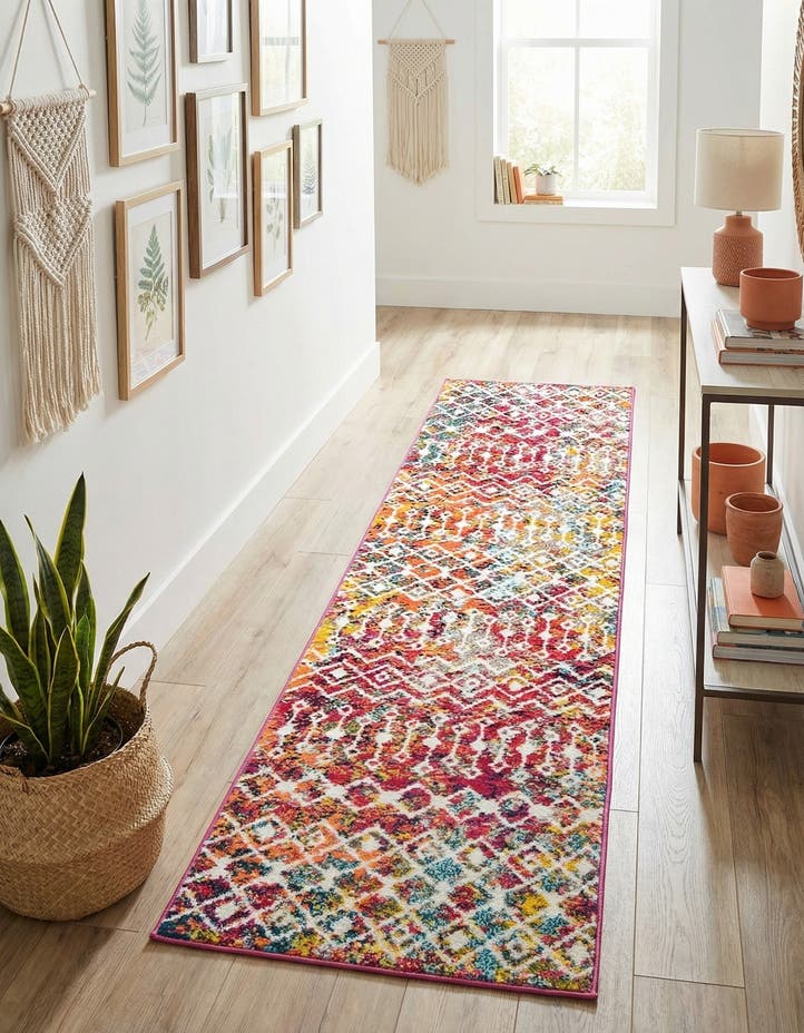 2' x 8' Moroccan Trellis Runner...