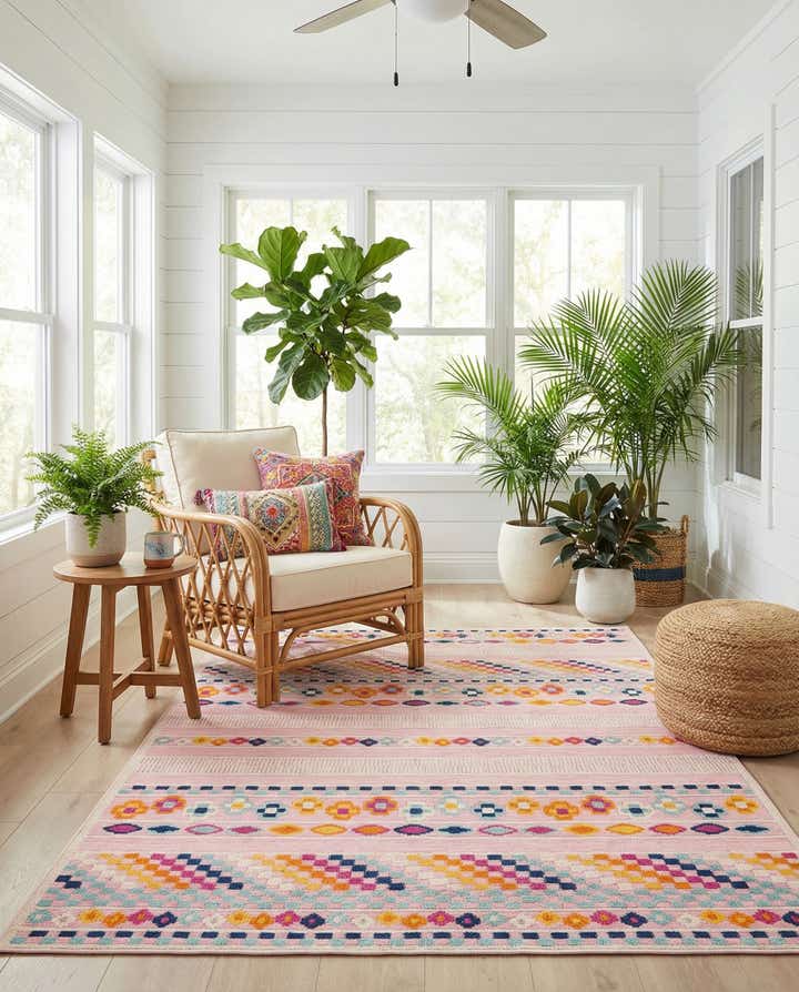5' x 8' Easy-Clean Indoor / Outdoor Rug