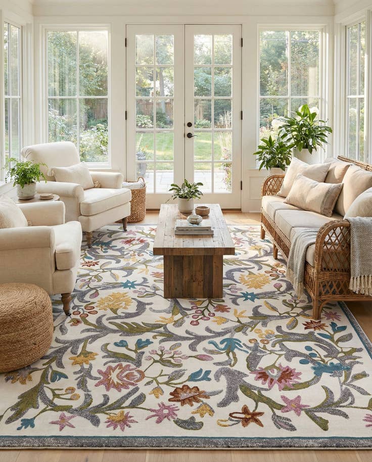 Detail image of 9' x 12' Blossom Rug