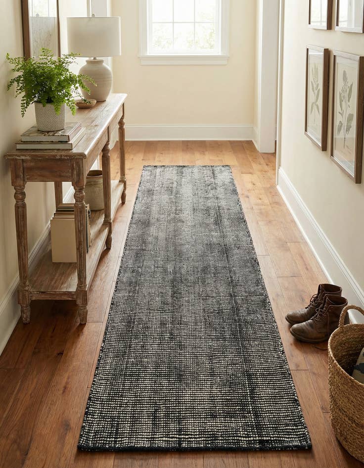 Detail image of 2' x 8'  Hand Woven Jill Zarin English Manor Farmhouse Wool Runner Rug