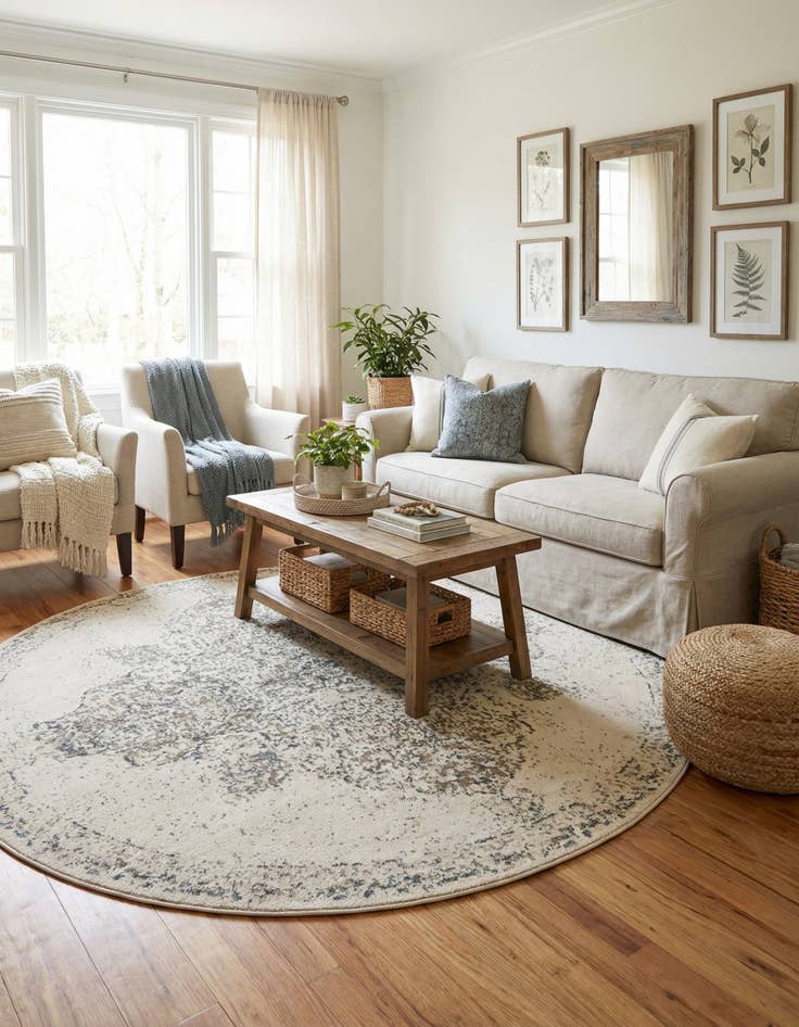 Detail image of 8' x 8' Sahara Round Rug