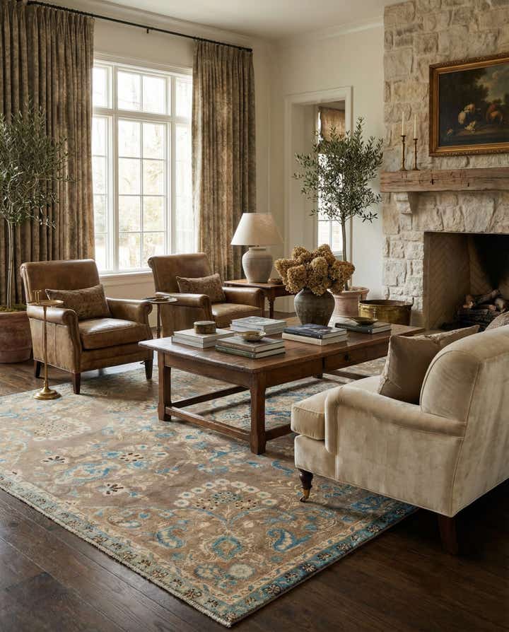 5' 6 x 8' 3 Hamedan Rug