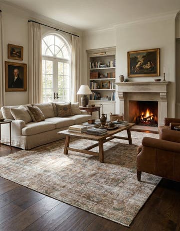 9' 3 x 12' 6 Hand Knotted Ultra Vintage Persian Wool Rug