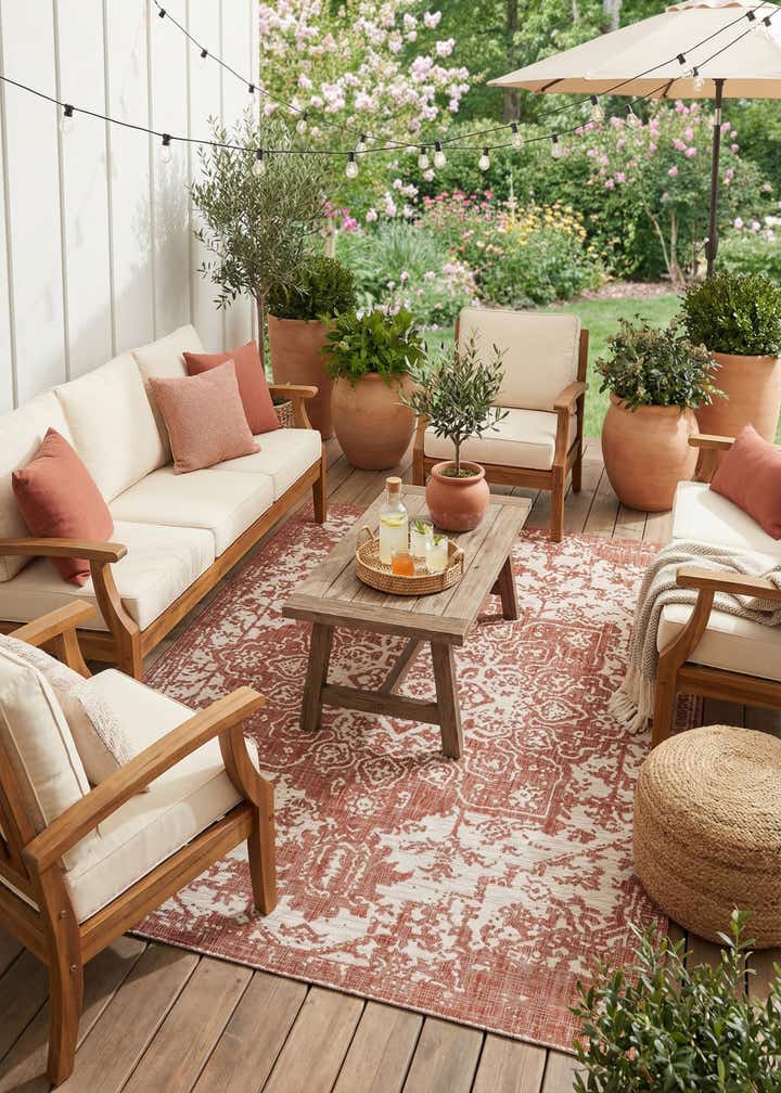 7' x 10' Easy-Clean Jill Zarin Dubai Indoor / Outdoor Rug
