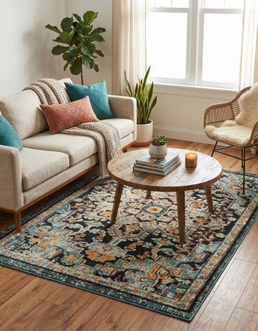 4' x 6' Easy-Clean Casablanca Indoor / Outdoor Rug
