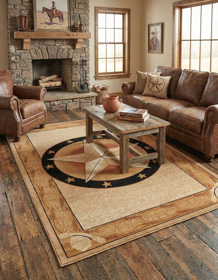 Detail image of 6' x 9' Pioneer Rug