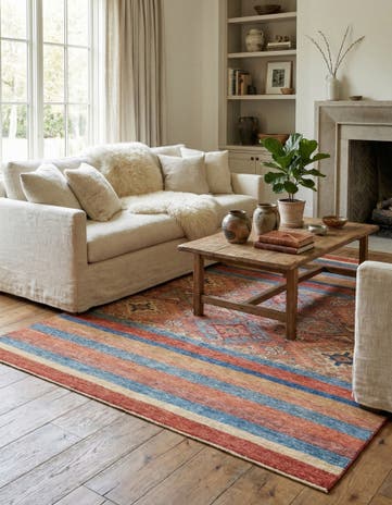 5' 1 x 6' 8 Hand Knotted Ariana Ziegler Rug