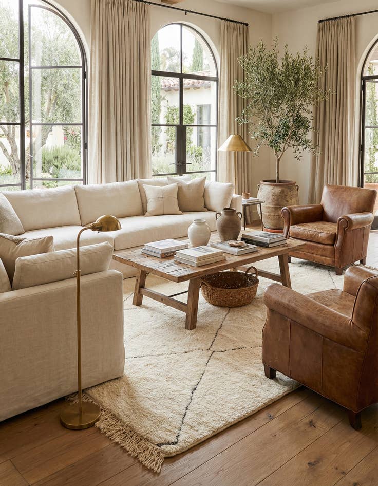 Detail image of 6' 10 x 9' 11 Berber Rug