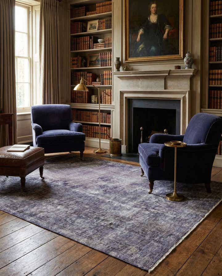 4' 8 x 6' 11 Vintage Royal Wool Rug
