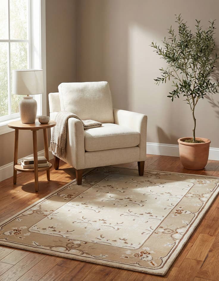 Detail image of 3' 1 x 5' 1  Hand Knotted Darya Rug