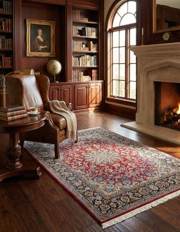 3' 7 x 5' 9 Isfahan Rug