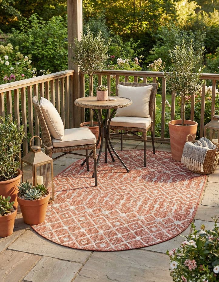 3' x 5' 3 Easy-Clean Lattice Indoor / Outdoo...