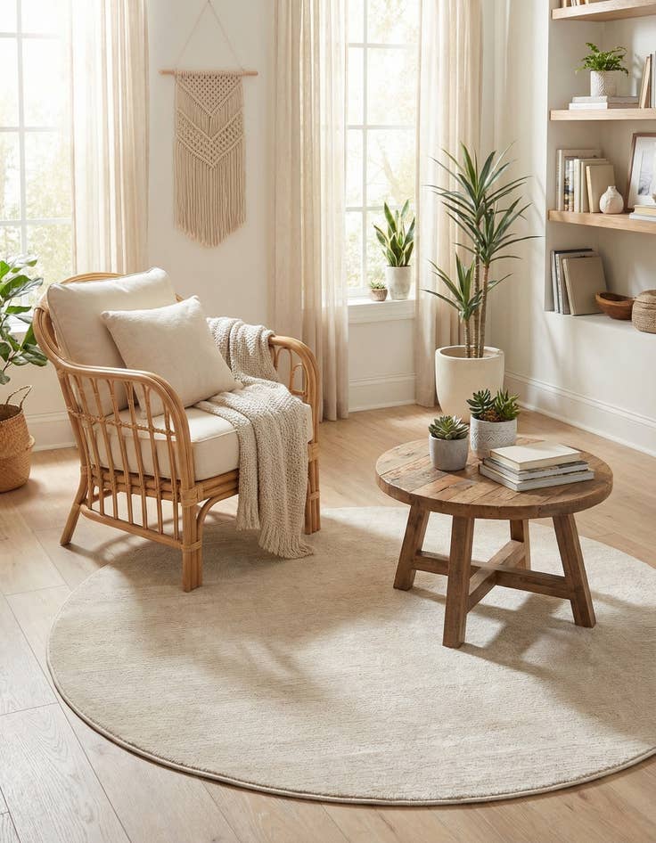 Detail image of  4' x 4' Finsbury Round Rug