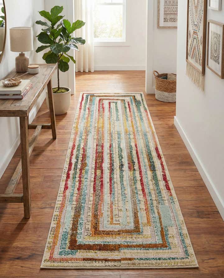 2' x 8' Easy-Clean Casablanca Indoor / Outdoor Runner Rug