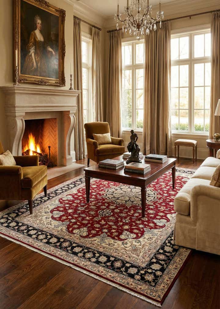 6' 8 x 10' 4 Tabriz Rug