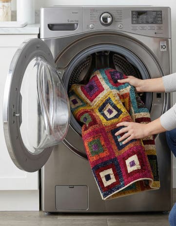 Washable Hyacinth Rug