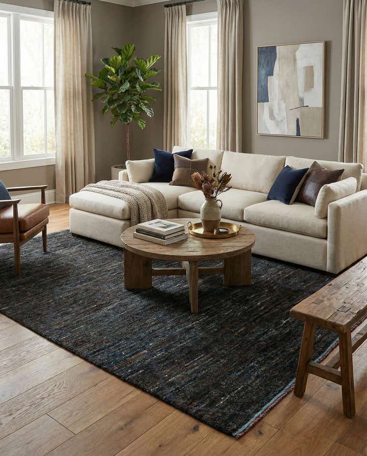 7' 10 x 10' 2 Hand Knotted Moroccan Wool Rug