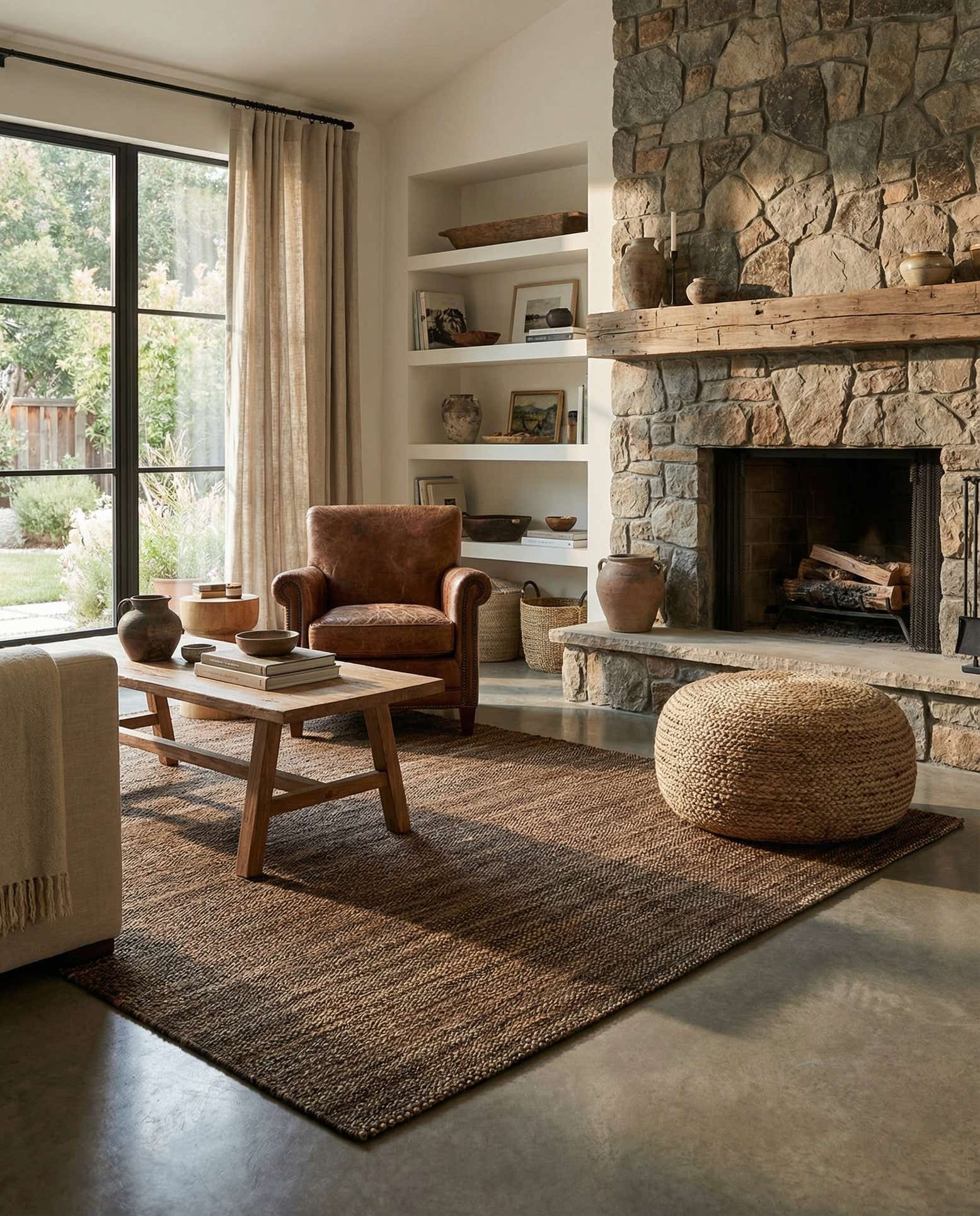 4' 7 x 6' 6 Hand Knotted Kashkuli Gabbeh Wool Rug